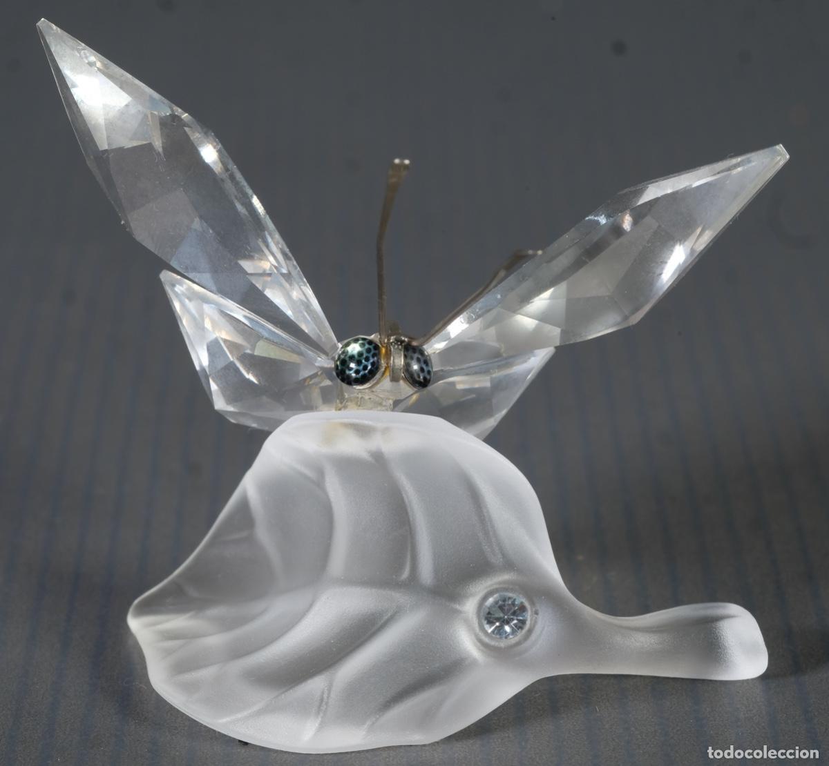 Antig&uuml;edades: Mariposa en cristal de Swarovski - Foto 2