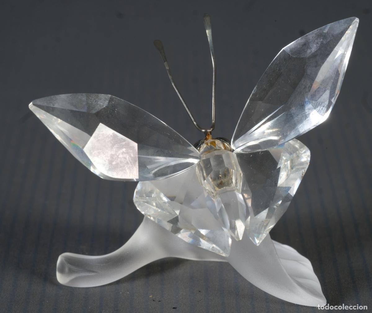 Antig&uuml;edades: Mariposa en cristal de Swarovski - Foto 3