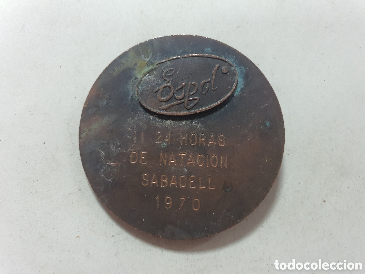 Antig&uuml;edades: Medalla sabadell 1 natacion - Foto 2