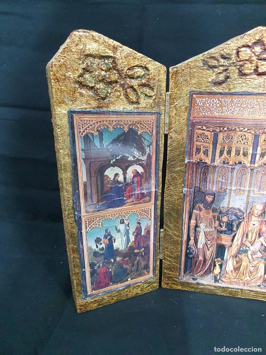 Antig&uuml;edades: -Triptico religioso - Foto 2