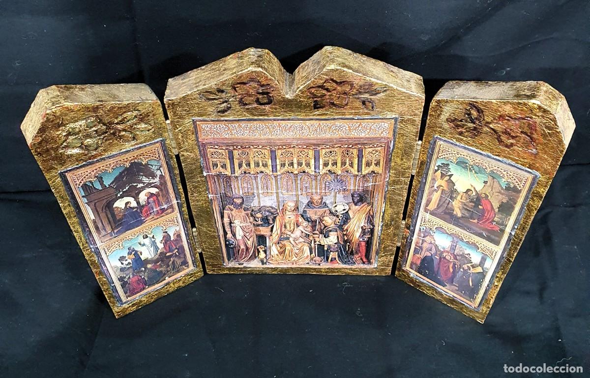 Antig&uuml;edades: -Triptico religioso - Foto 5