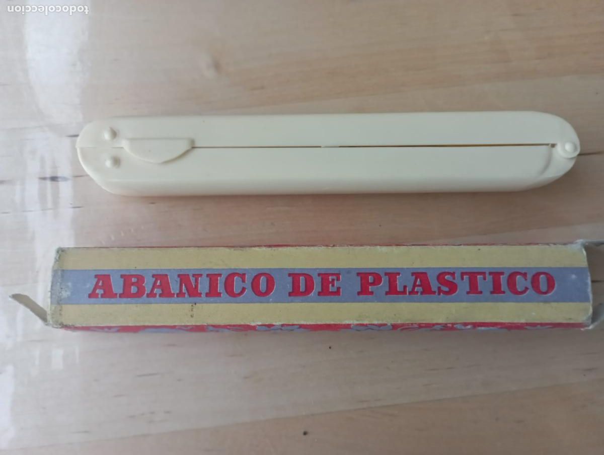 Antig&uuml;edades: ABANICO PLASTICO. ADIGSA ZARAGOZA - Foto 4