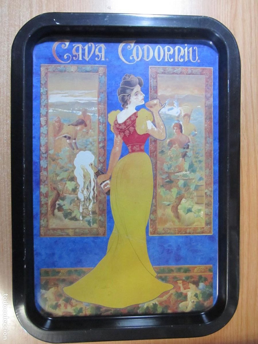 Antig&uuml;edades: bandeja cava codorniu - Foto 1