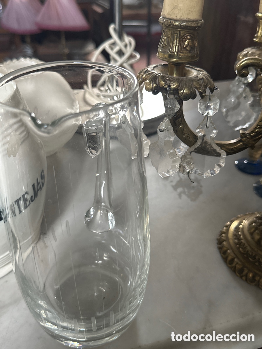 Antig&uuml;edades: Jarra de Cristal - Foto 2