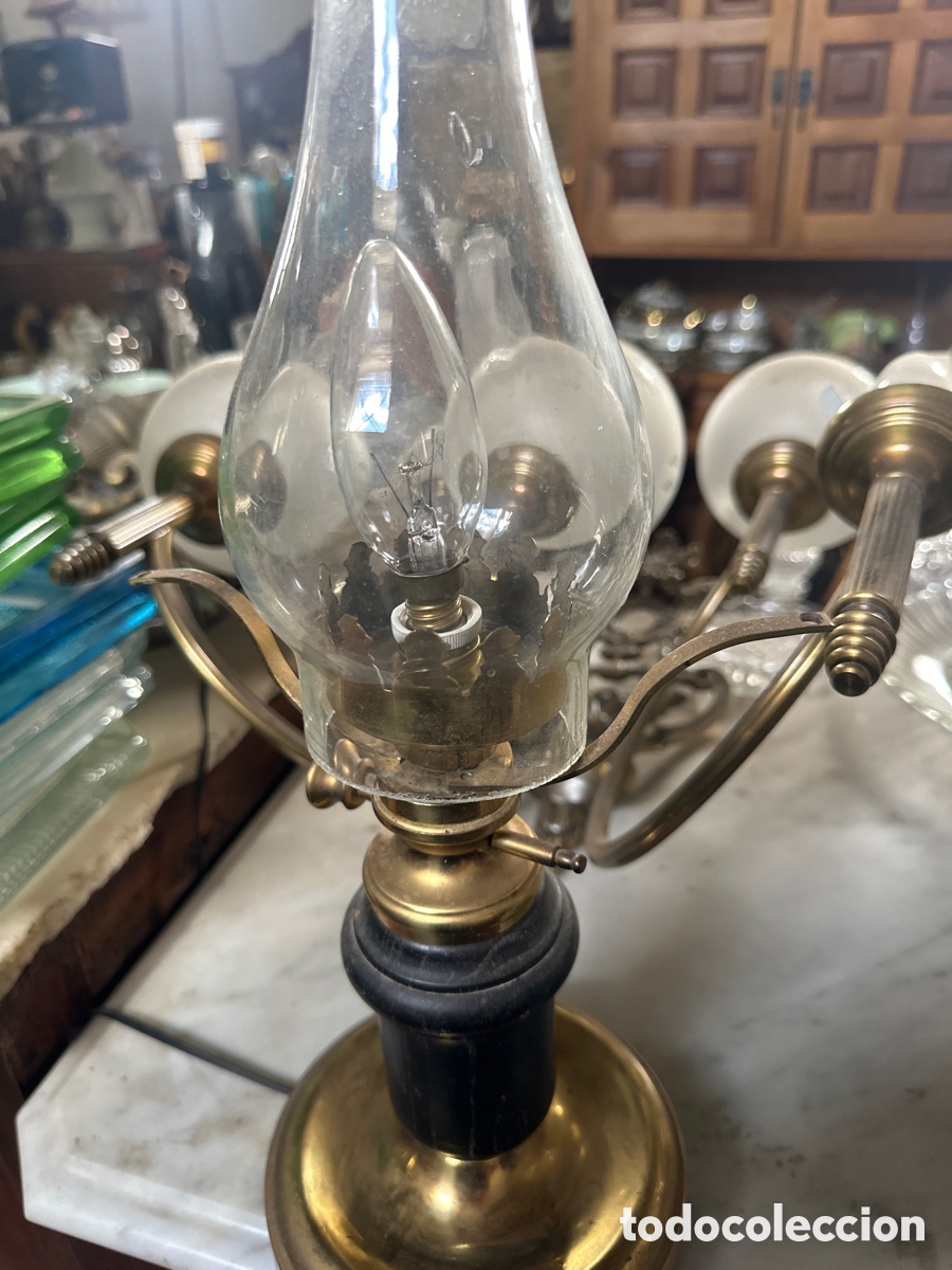 Antig&uuml;edades: L&aacute;mpara estilo Quinqu&eacute; - Foto 2