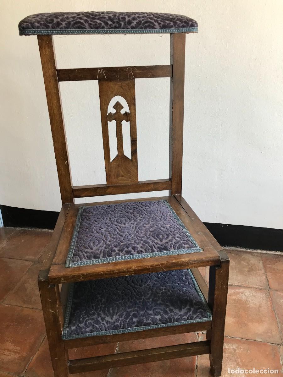 Antig&uuml;edades: Reclinatorio artesanal - Foto 3