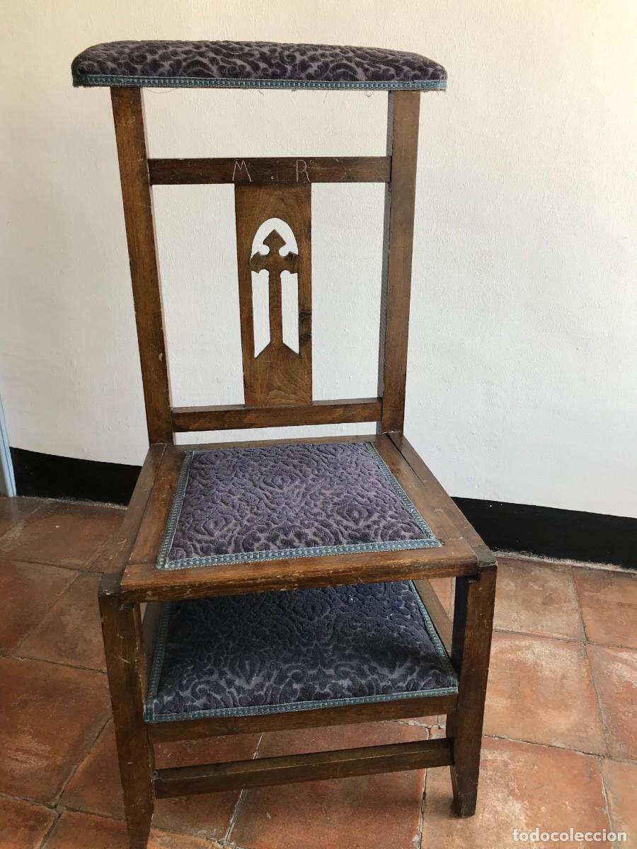Antig&uuml;edades: Reclinatorio artesanal - Foto 4