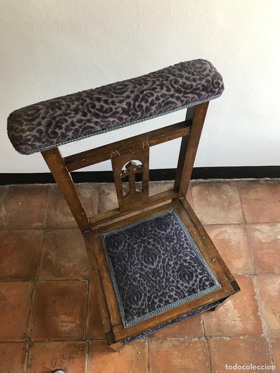 Antig&uuml;edades: Reclinatorio artesanal - Foto 5