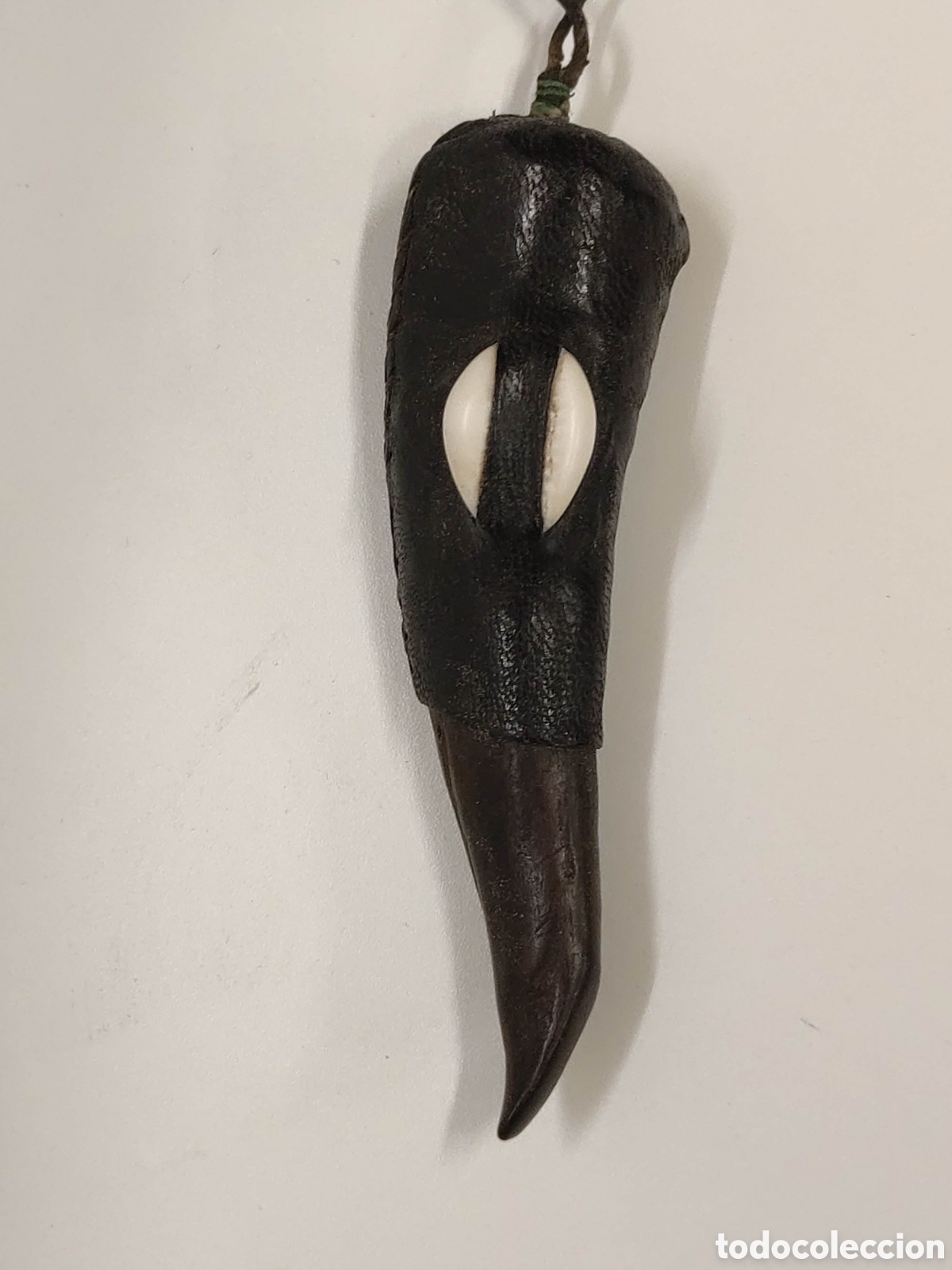 Antig&uuml;edades: Antiguo Amuleto cuerno cabra - Foto 1