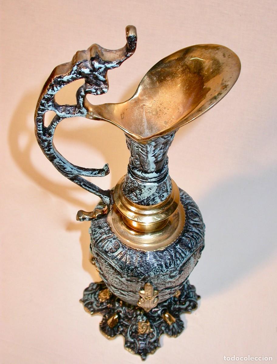 Antig&uuml;edades: JARR&Oacute;N DE BRONCE ESMALTADO, s. XX ( 248 ) - Foto 2