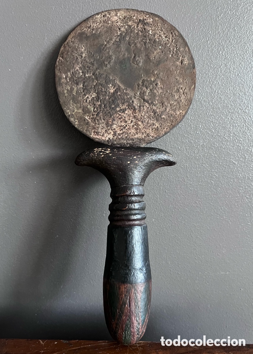 Antig&uuml;edades: Bronze Mirror Espejo de bronce - Foto 2