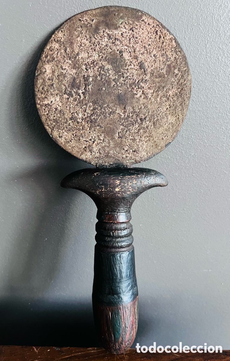 Antig&uuml;edades: Bronze Mirror Espejo de bronce - Foto 5