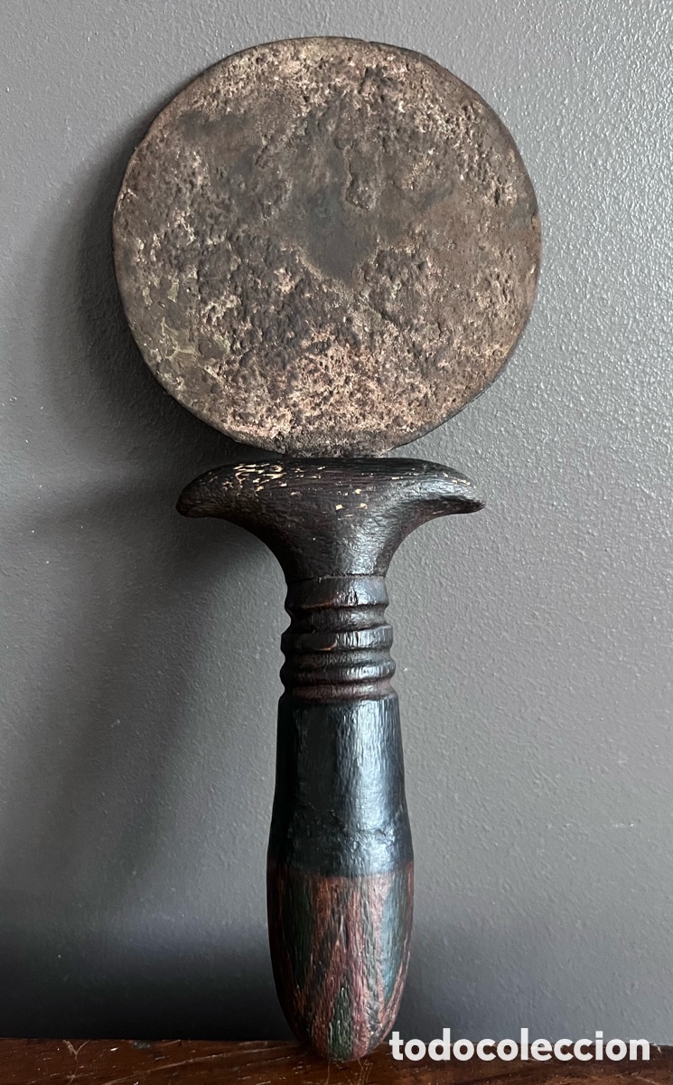 Antig&uuml;edades: Bronze Mirror Espejo de bronce - Foto 7