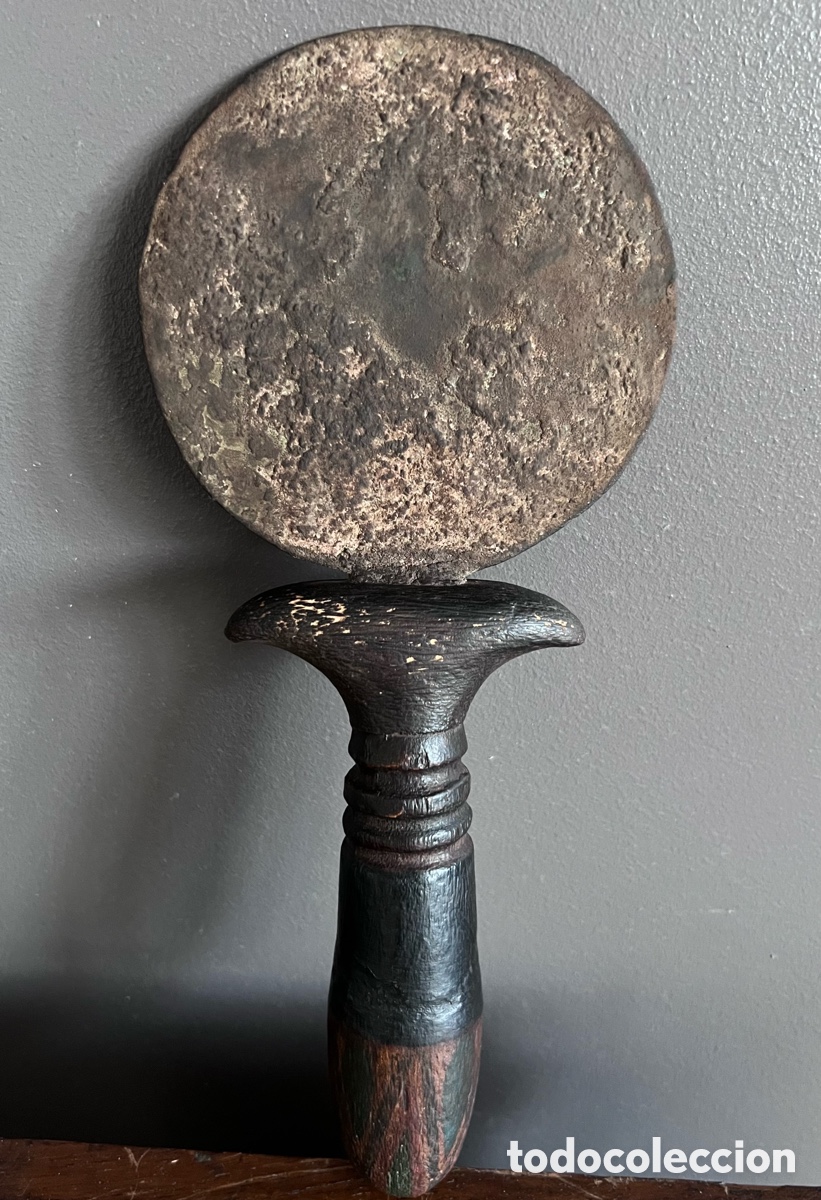 Antig&uuml;edades: Bronze Mirror Espejo de bronce - Foto 8