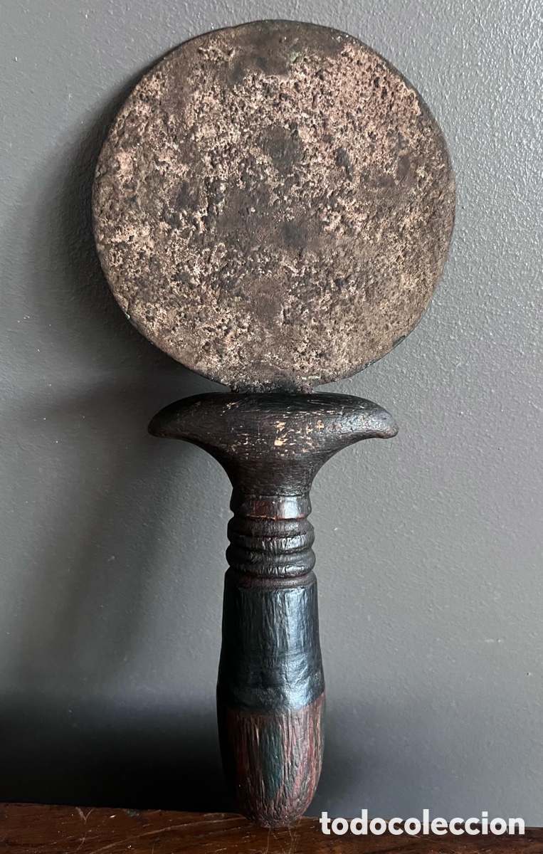 Antig&uuml;edades: Bronze Mirror Espejo de bronce - Foto 13