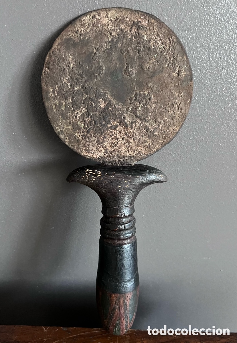 Antig&uuml;edades: Bronze Mirror Espejo de bronce - Foto 15