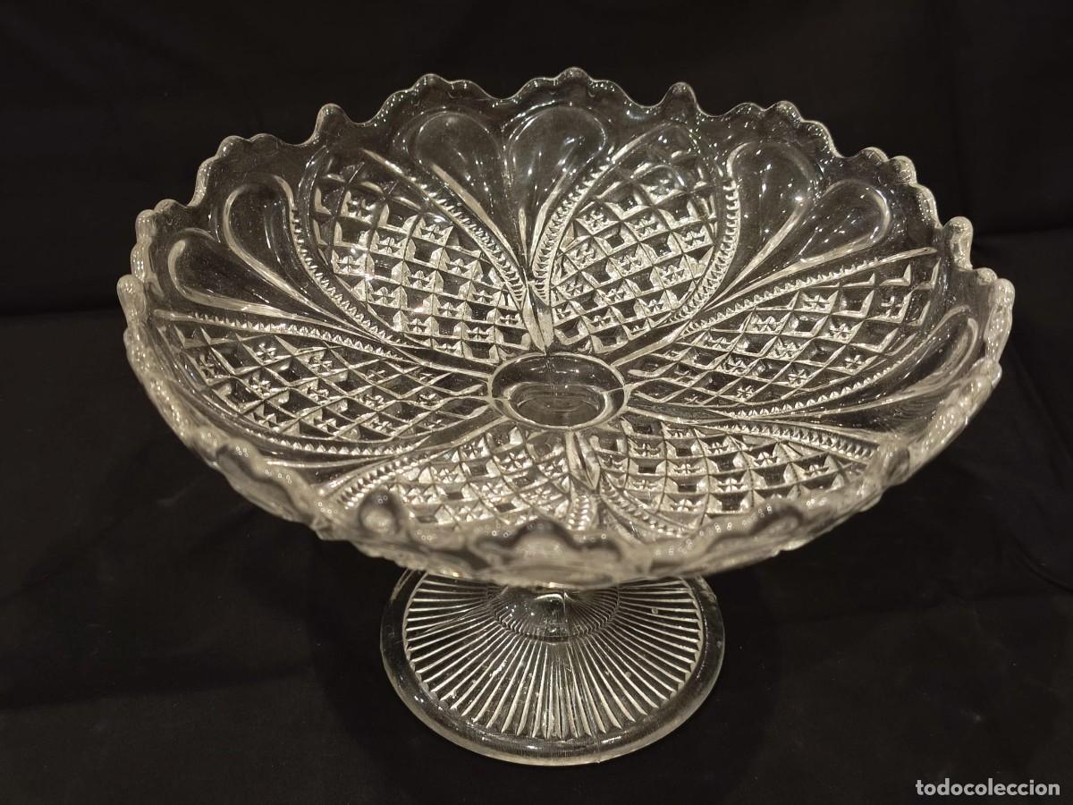 Antig&uuml;edades: Frutero / repostero cristal - Foto 1