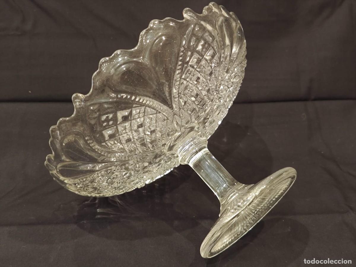 Antig&uuml;edades: Frutero / repostero cristal - Foto 2