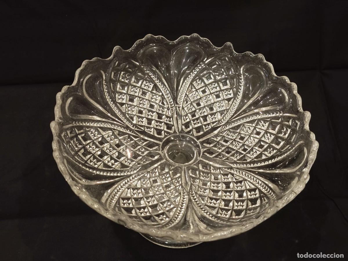 Antig&uuml;edades: Frutero / repostero cristal - Foto 3