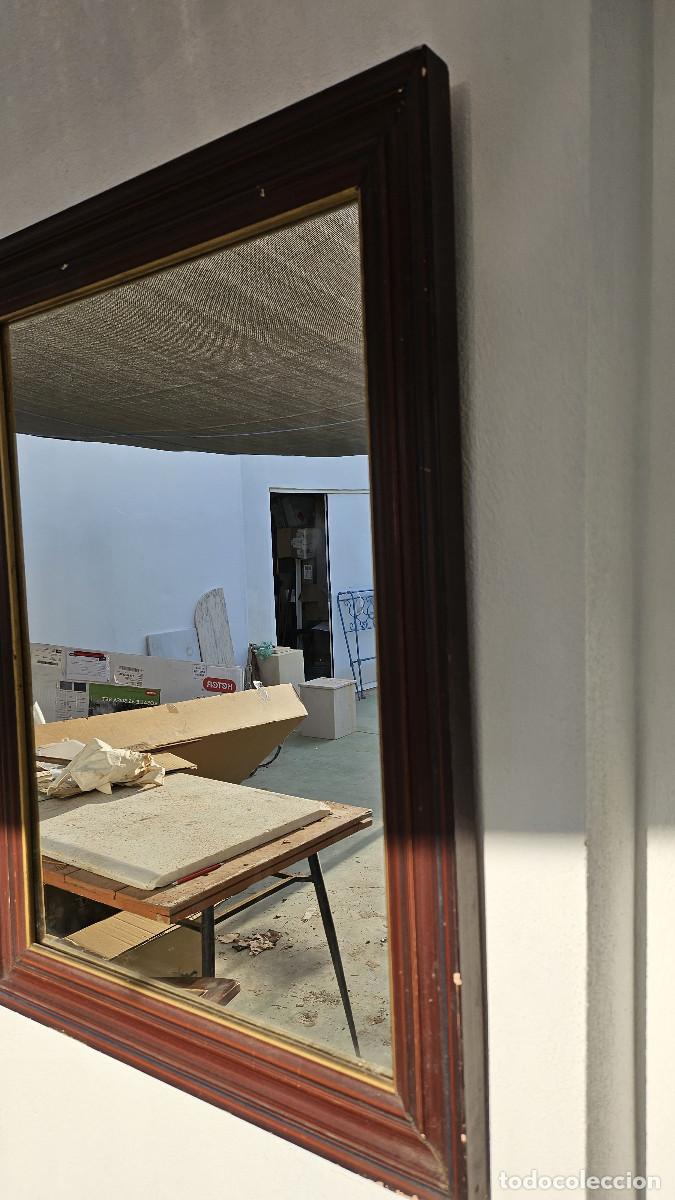 Antig&uuml;edades: espejo antiguo de madera - Foto 2
