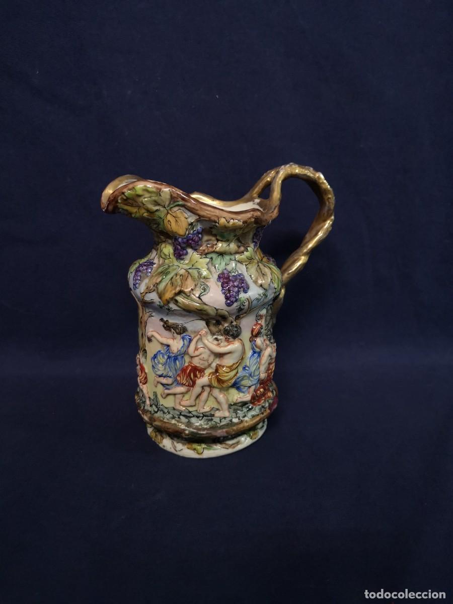 Antig&uuml;edades: JARRA EN PORCELANA CAPODIMONTE - Foto 1