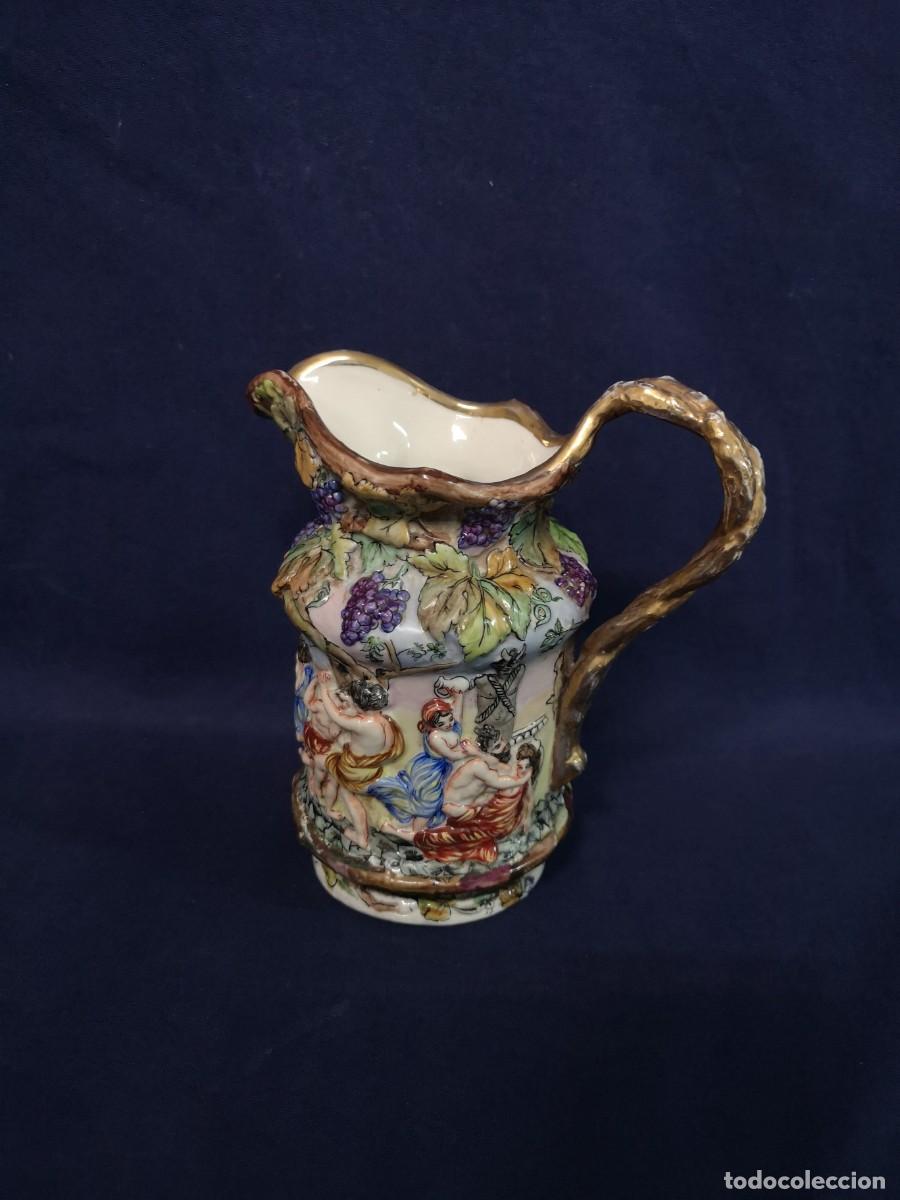 Antig&uuml;edades: JARRA EN PORCELANA CAPODIMONTE - Foto 2