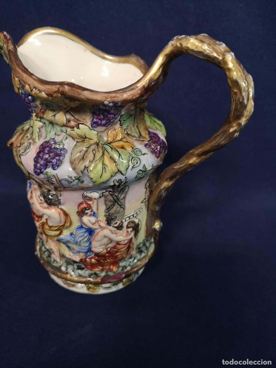 Antig&uuml;edades: JARRA EN PORCELANA CAPODIMONTE - Foto 9