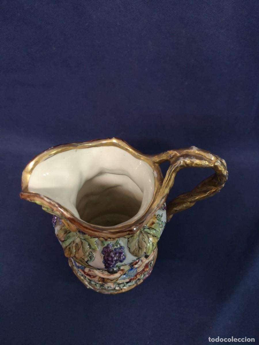 Antig&uuml;edades: JARRA EN PORCELANA CAPODIMONTE - Foto 10