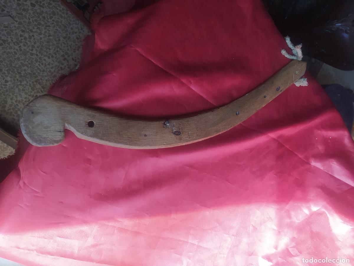 Antig&uuml;edades: Pieza de horcate la mitad es de encina. Caja Rustico - Foto 2