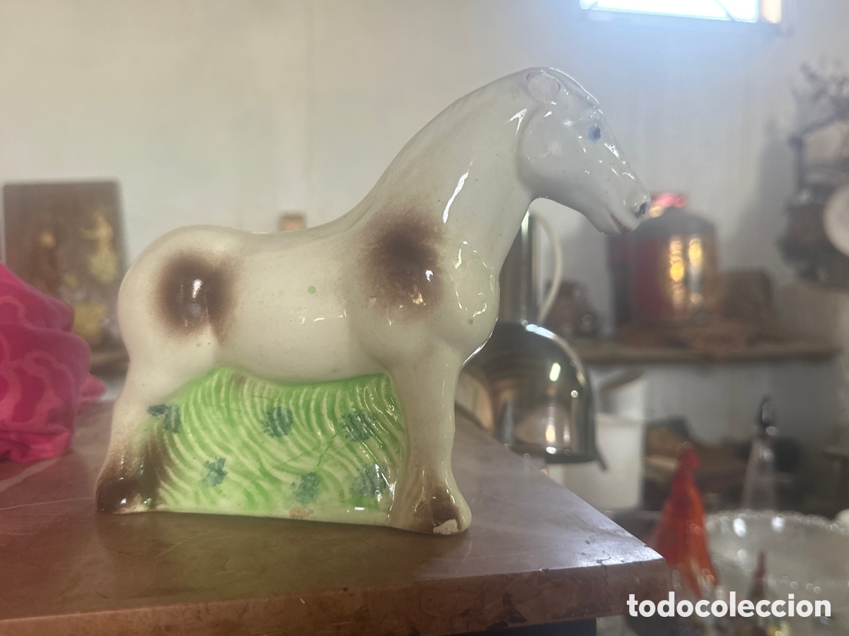 Antig&uuml;edades: Hucha de caballo de cer&aacute;mica - Foto 2