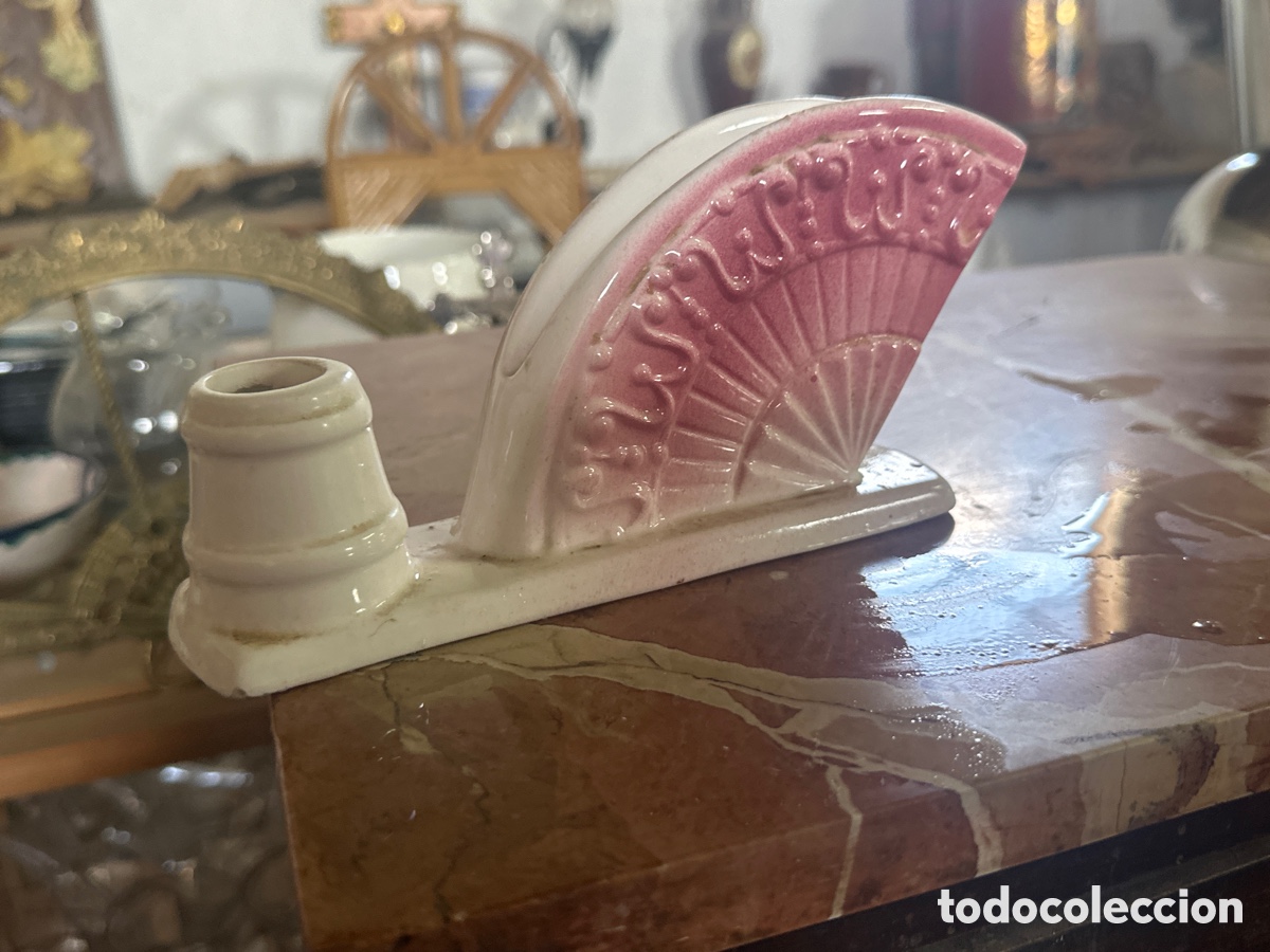 Antig&uuml;edades: Servilletero de porcelana - Foto 2