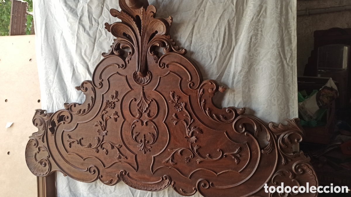 Antig&uuml;edades: Cabecero de cama ideal para pintar - Foto 3
