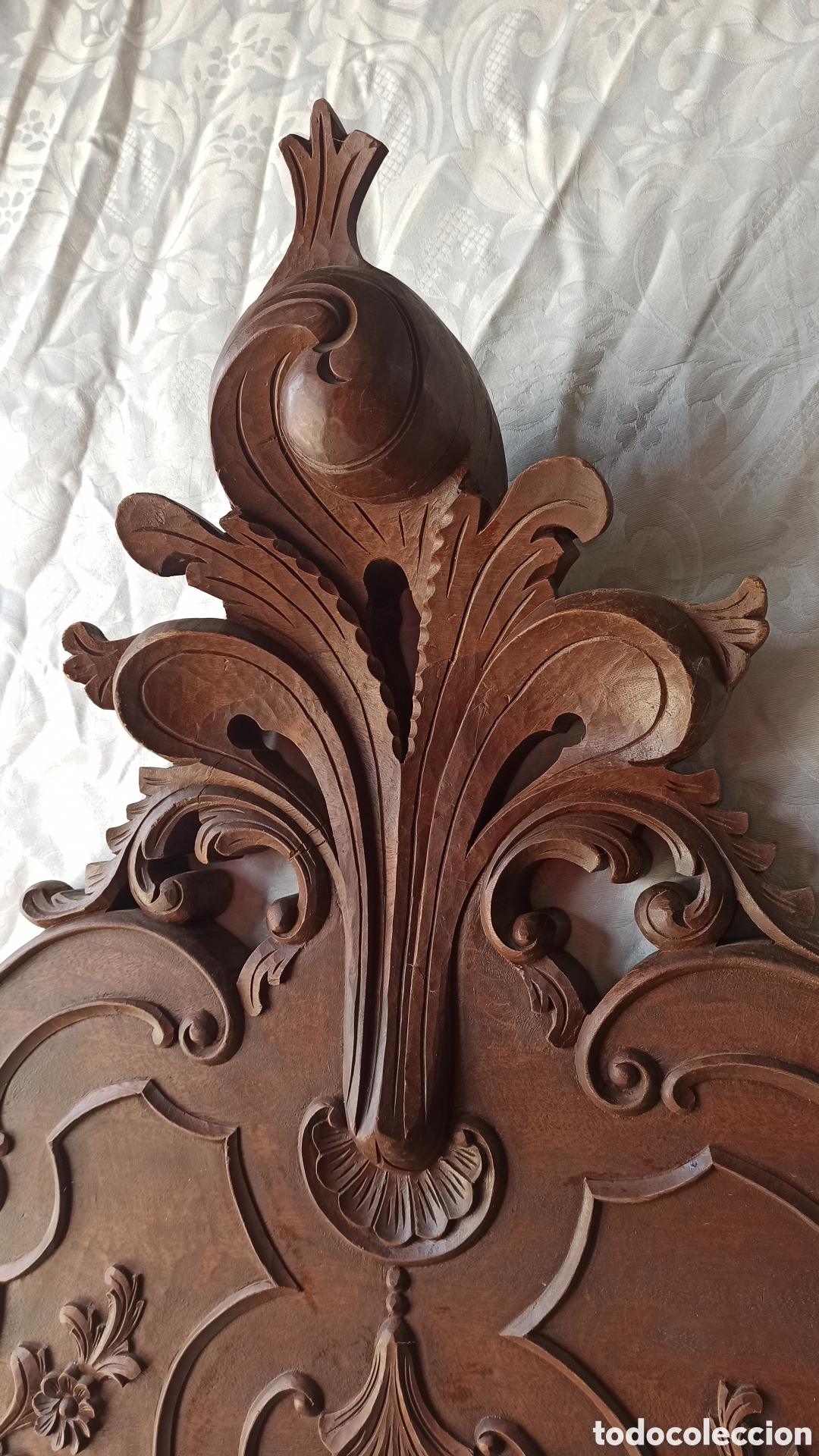 Antig&uuml;edades: Cabecero de cama ideal para pintar - Foto 4
