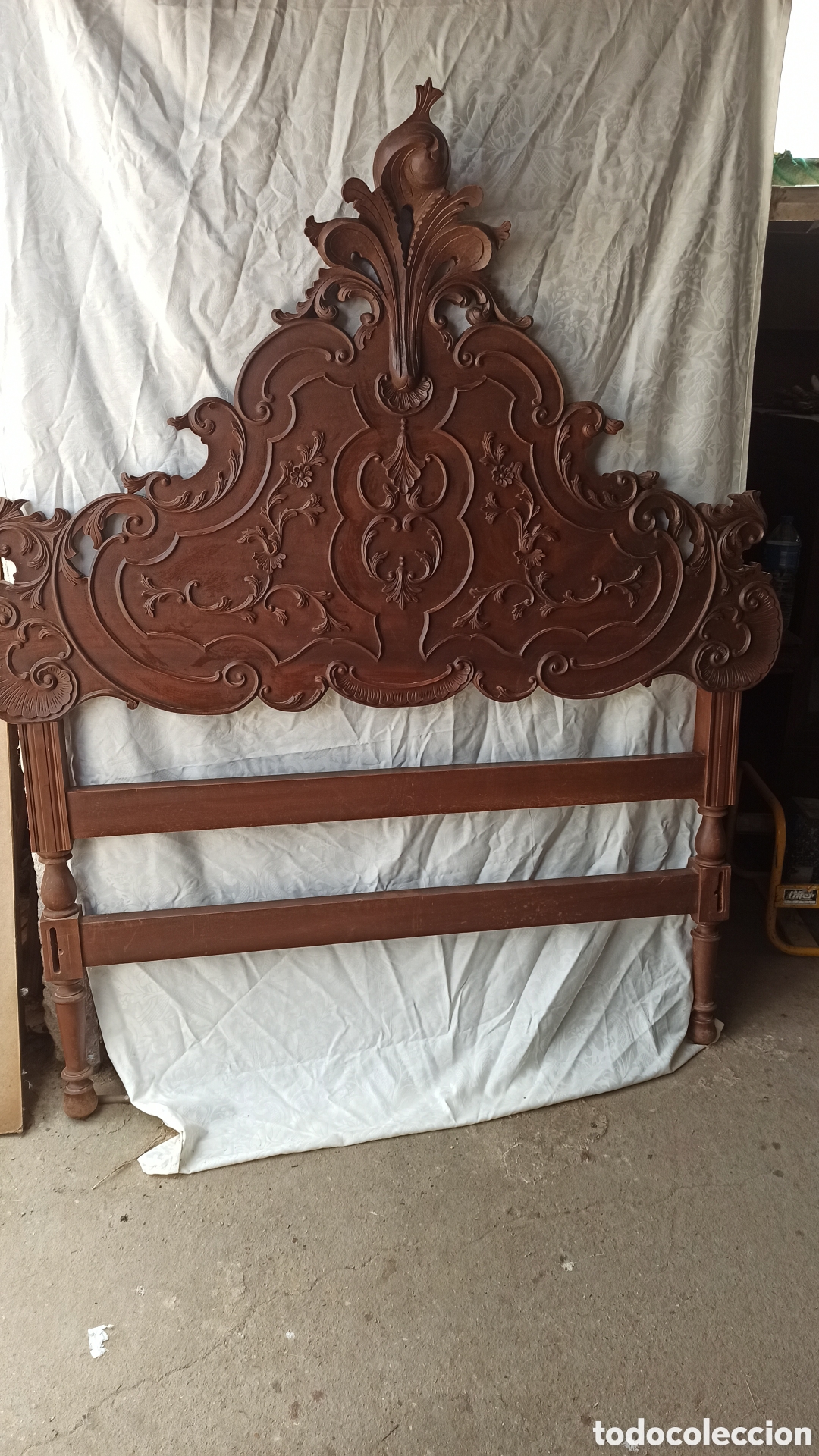 Antig&uuml;edades: Cabecero de cama ideal para pintar - Foto 1