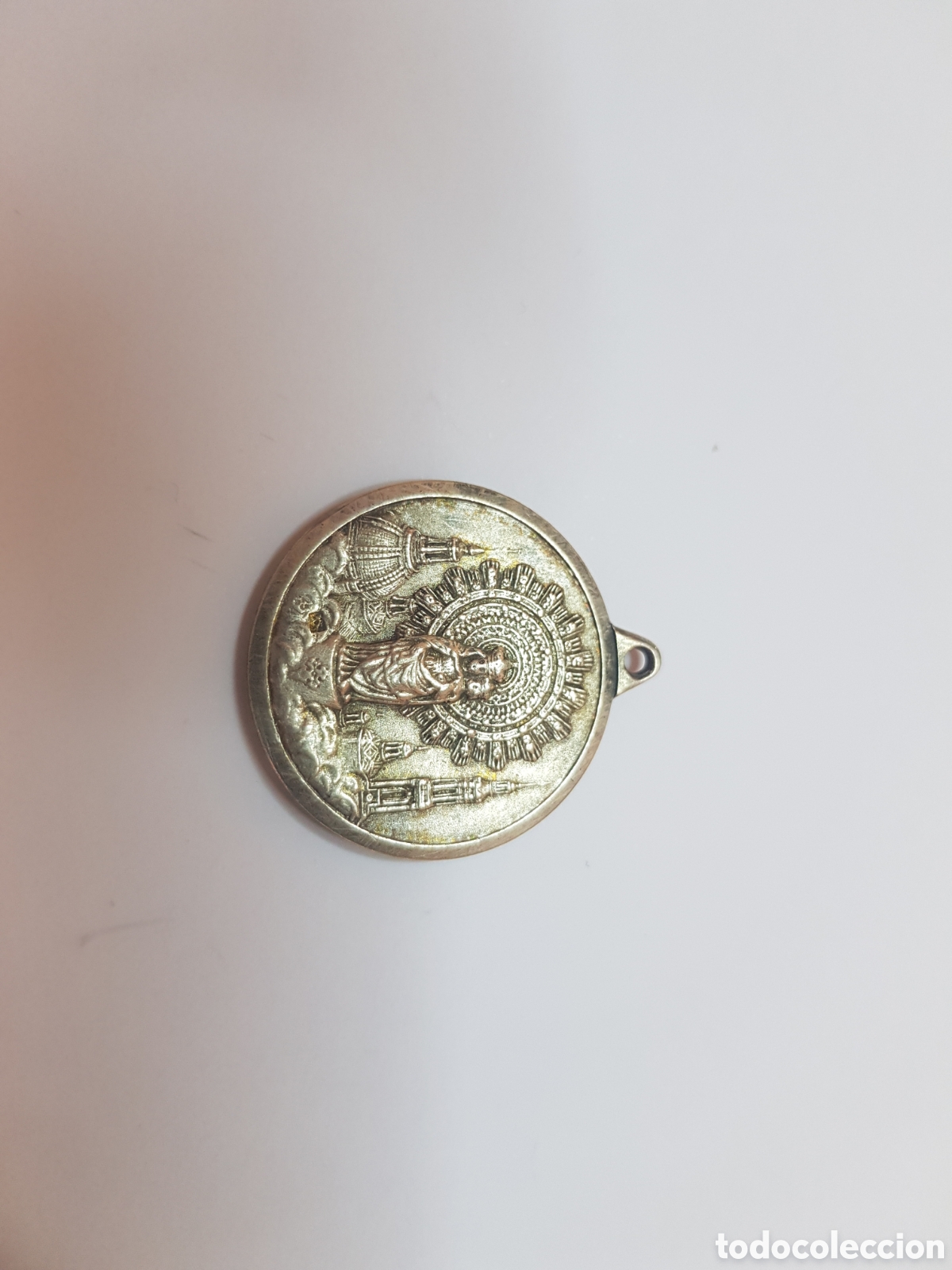 Antig&uuml;edades: #876 Medalla plata de ley 925 2,5cm - Foto 2