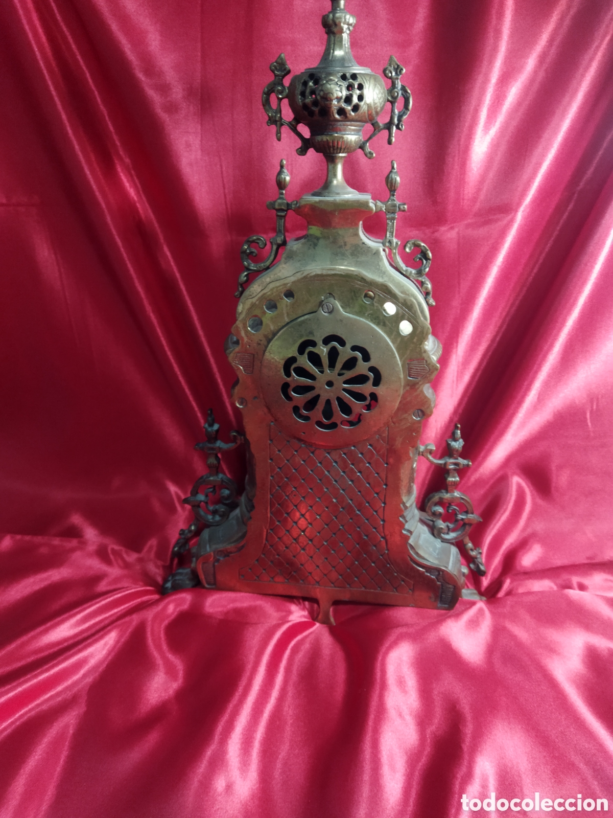 Antig&uuml;edades: Reloj bronce vintage - Foto 2