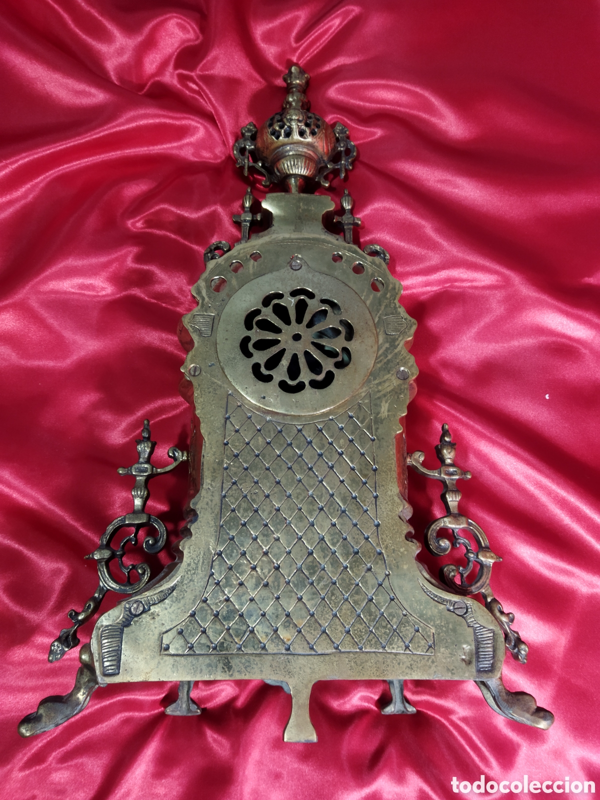 Antig&uuml;edades: Reloj bronce vintage - Foto 4