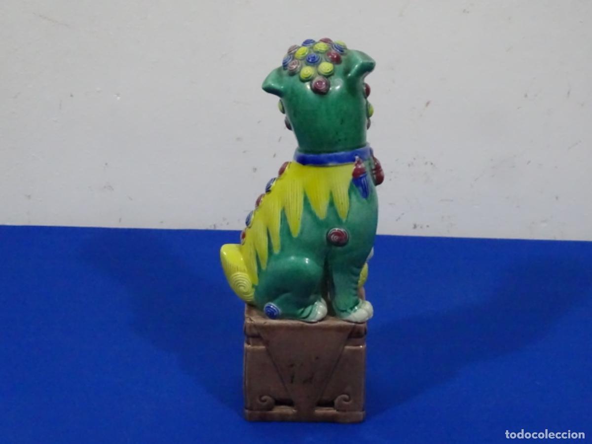 Antig&uuml;edades: ANTIGUO PERRO FOO CHINO CON SELLO. - Foto 5