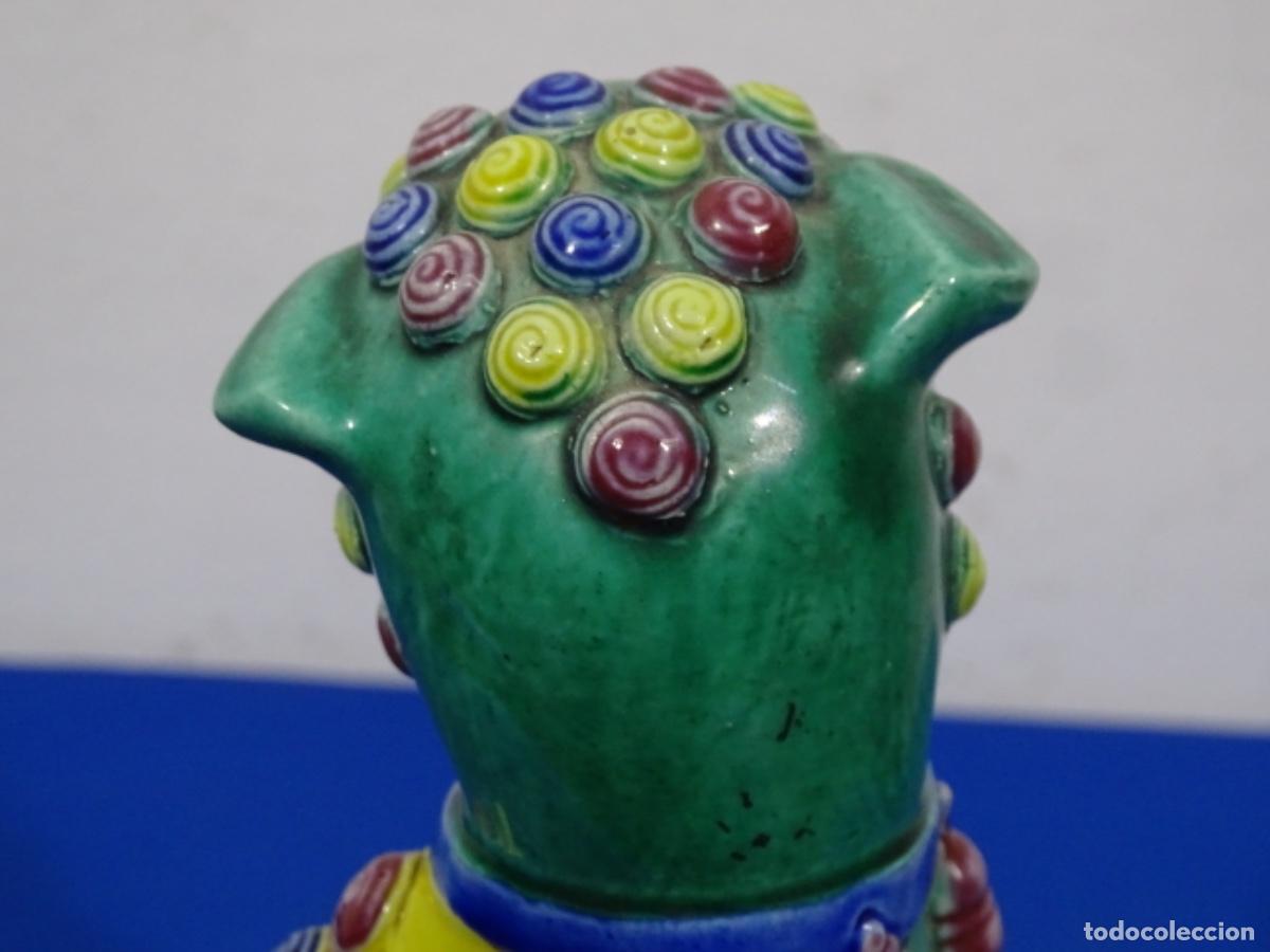 Antig&uuml;edades: ANTIGUO PERRO FOO CHINO CON SELLO. - Foto 6