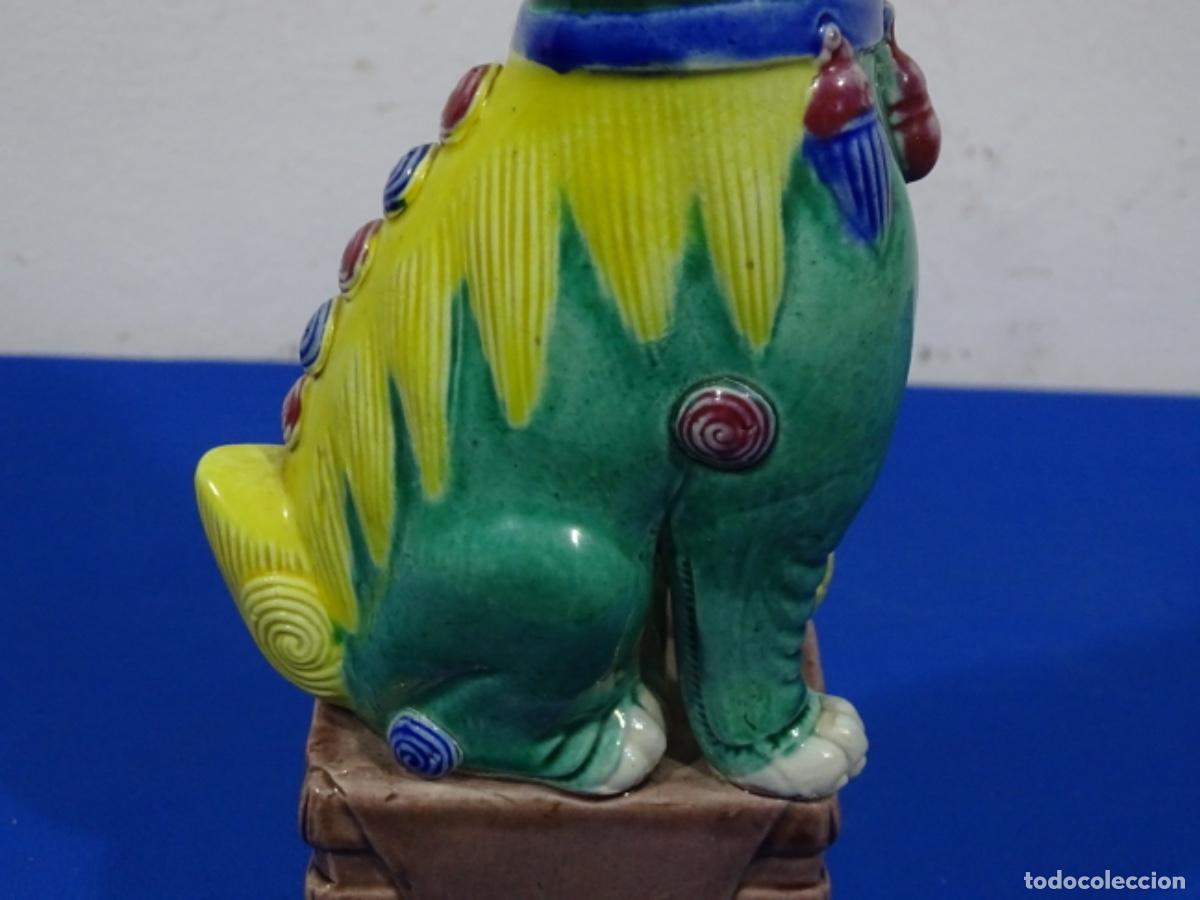 Antig&uuml;edades: ANTIGUO PERRO FOO CHINO CON SELLO. - Foto 7