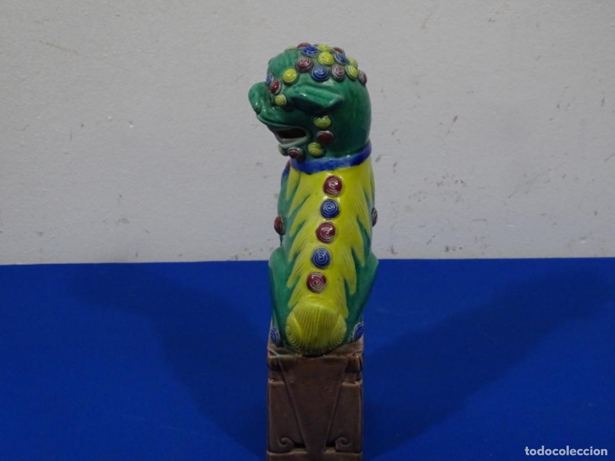 Antig&uuml;edades: ANTIGUO PERRO FOO CHINO CON SELLO. - Foto 9