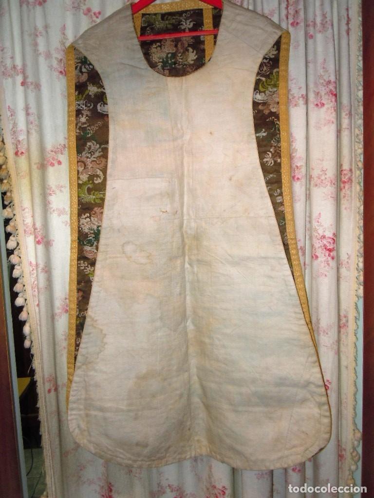 Antig&uuml;edades: CASULLA DE TELA ESPOLINADA - Foto 10