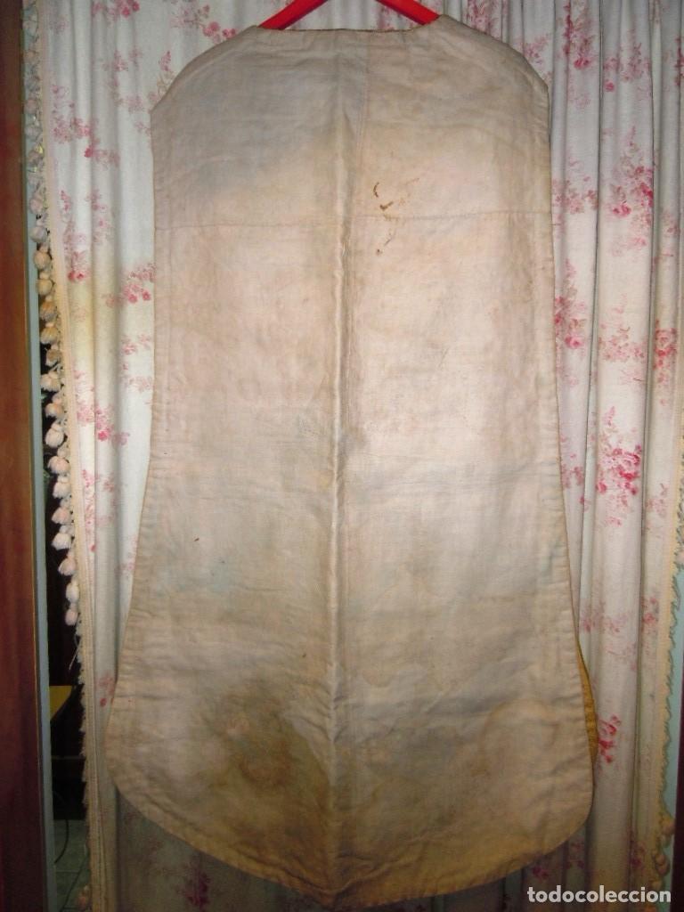 Antig&uuml;edades: CASULLA DE TELA ESPOLINADA - Foto 11