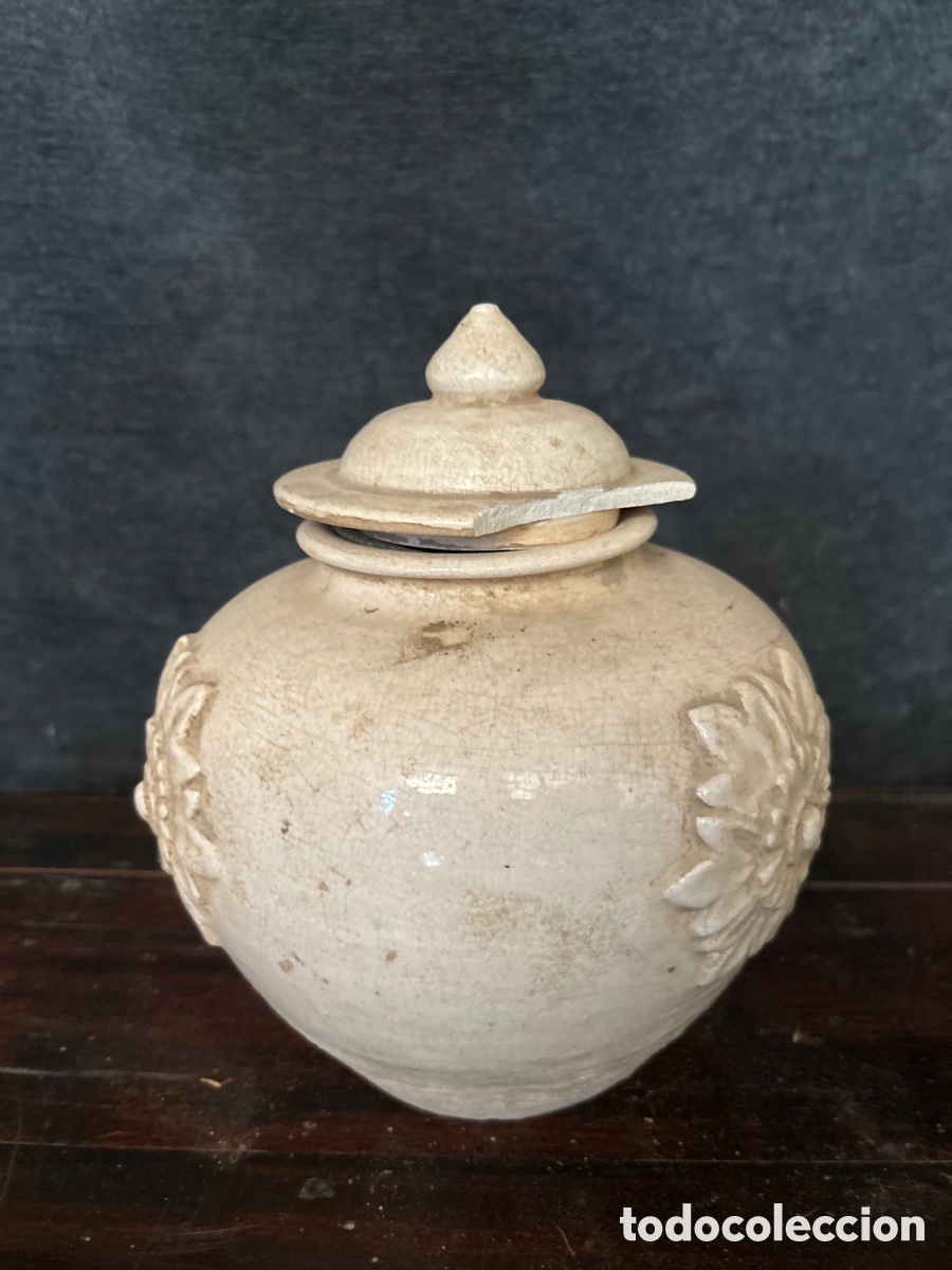 Antig&uuml;edades: Jarr&oacute;n de cer&aacute;mica esmaltado - Foto 2