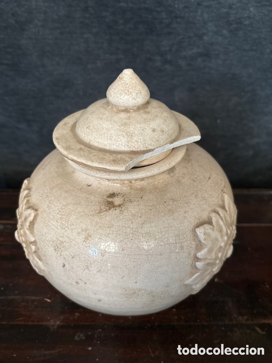 Antig&uuml;edades: Jarr&oacute;n de cer&aacute;mica esmaltado - Foto 3