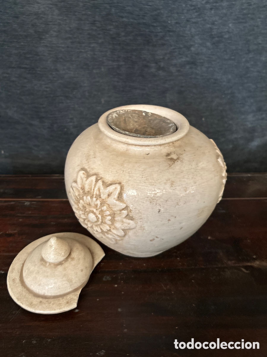 Antig&uuml;edades: Jarr&oacute;n de cer&aacute;mica esmaltado - Foto 5