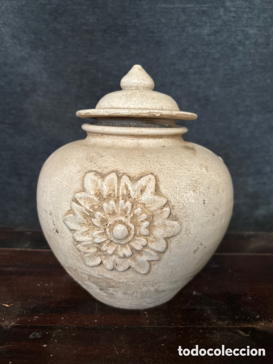 Antig&uuml;edades: Jarr&oacute;n de cer&aacute;mica esmaltado - Foto 1