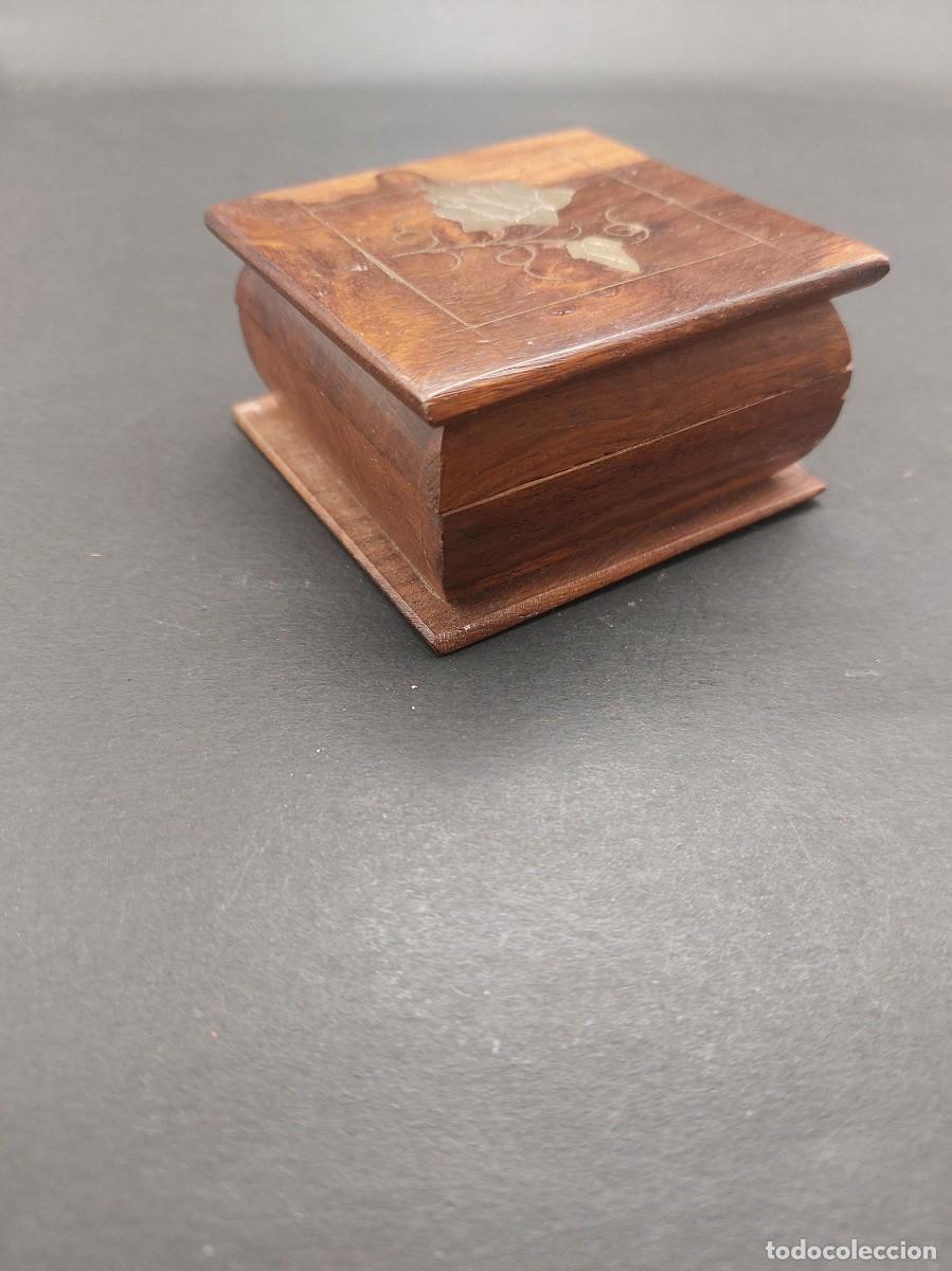 Antig&uuml;edades: CAJA MADERA CON INCRUSTACI&Oacute;N DE METAL - Foto 5
