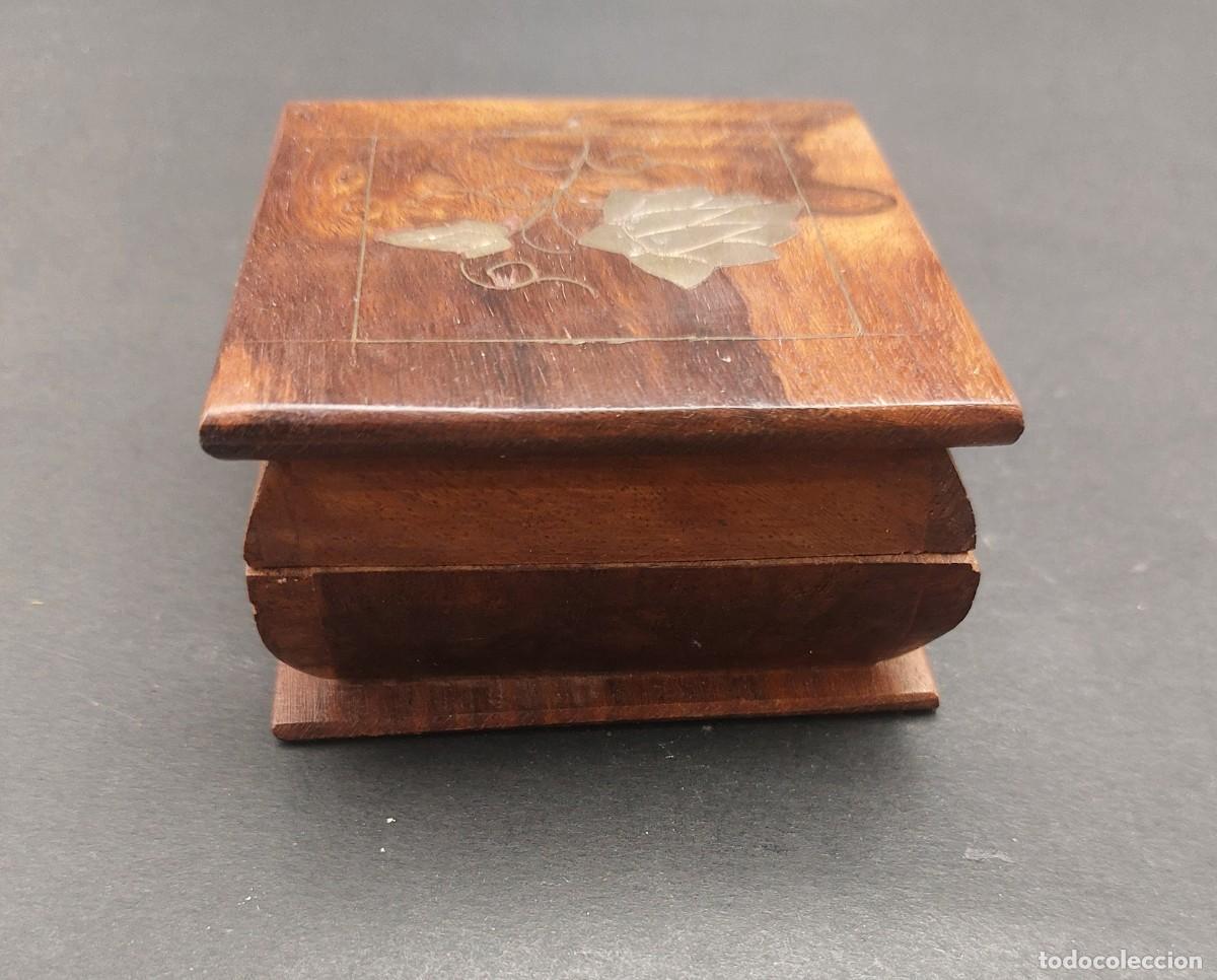 Antig&uuml;edades: CAJA MADERA CON INCRUSTACI&Oacute;N DE METAL - Foto 6