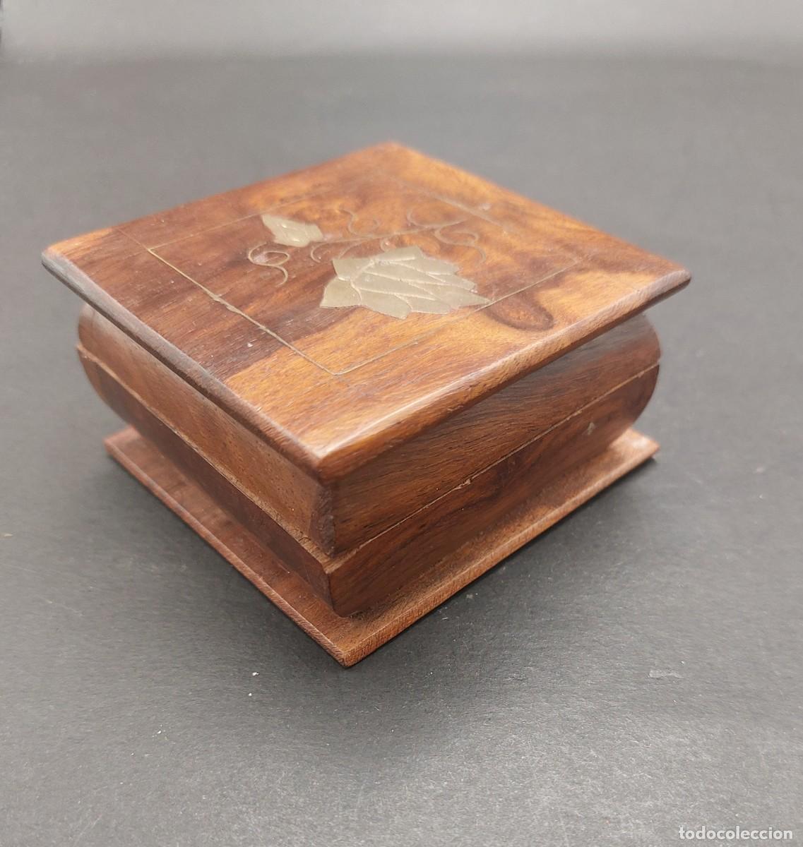 Antig&uuml;edades: CAJA MADERA CON INCRUSTACI&Oacute;N DE METAL - Foto 7